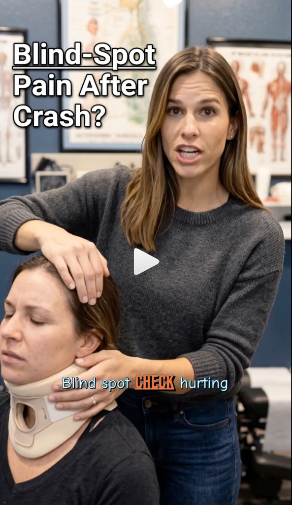 Vitality Health Services reel: blind-spot pain after a crash